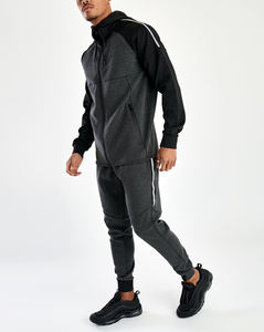 OEM Premium Quality Tech Melange Polaire Survêtements Vente en gros 2 Pièces Jogging Impression Casual Hommes Survêtements Survêtements avec logo personnalisé - Product Image 3