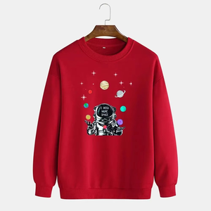 Sudadera con tema espacial Estilo moderno Top Cómodo y perfecto para varias ocasiones Sudadera de cuello redondo Galaxy Design - Product Image 6