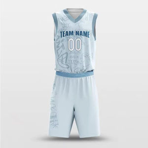 Camisetas de baloncesto personalizadas para hombre, conjuntos de uniformes de baloncesto, camiseta profesional de secado rápido, camiseta de baloncesto transpirable, servicio OEM - Product Image 4