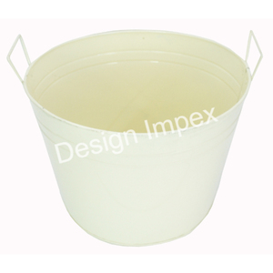 Seau à glace antique grand format avec poignées pour champagne, refroidisseur à vin, idéal pour les bars, les fêtes, les restaurants et les événements. - Product Image 5