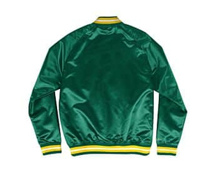 Venta al por mayor nuevo estilo de moda satén Varsity chaquetas Logotipo de color personalizado hombres Varsity chaqueta - Product Image 2