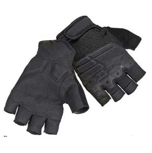 Demi Doigt Noir Gants Tactique Moto Cyclisme Gym Sports Anti Corde En Cuir Trekking Gants - Product Image 3