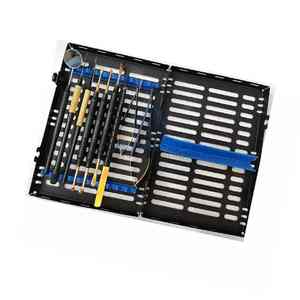 Bandeja de Esterilización en Autoclave de Alta Calidad para Instrumentos Quirúrgicos Dentales, Acero Inoxidable, Manual, Blanco Plateado, Multi-Revestido - Product Image 1