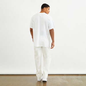 T-shirt oversize pour homme, style streetwear tendance, haut décontracté avec logo sur le devant, tissu 100% coton, respirant, écologique, séchage rapide - Product Image 6