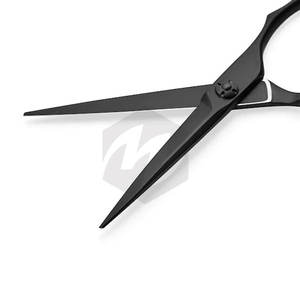 Kit de ciseaux à effiler de qualité supérieure pour barbier, entièrement recouvert de couleur noire, ensemble de ciseaux à cheveux avec étui à fermeture éclair, professionnel - Product Image 5