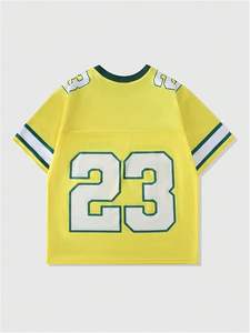 T-shirt en maille Boxy surdimensionné à manches courtes pour hommes, avec logo personnalisé, 100% polyester, sublimation, col en V - Product Image 6