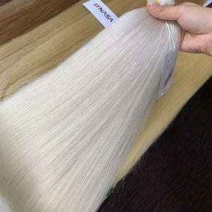 Hot 2025 Cabello humano vietnamita Color de cabello natural a granel Super Double Drawn Virgin Hair Precio al por mayor Envío en todo el mundo - Product Image 1