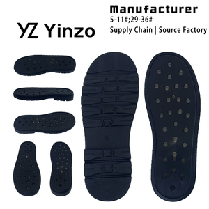 2025 nuevo estilo de suelas de Pvc para mujer, <span class=keywords><strong>zapatillas</strong></span> para mujer, suelas de Sandalias abiertas, suelas para zapatos - Product Image 2