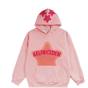 Sudadera con capucha de terciopelo de algodón 100% Unisex, ropa de calle hecha a medida, estilo sudadera, diseño de cremallera, moda para hombre/mujer, para otoño, tu propio - Product Image 5