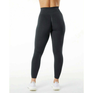 Leggings teñidos lisos de cintura alta para mujer, mallas de yoga deportivas de alto rendimiento personalizables, cómodas y duraderas - Product Image 5