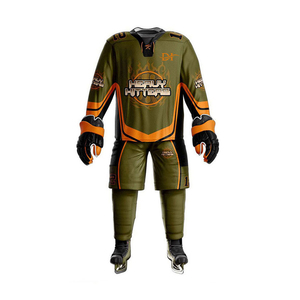Uniforme de hockey sur glace 100% polyester de haute qualité, ensembles sur mesure avec étirement dans les quatre sens et séchage rapide pour l'équipe à prix raisonnable - Product Image 5