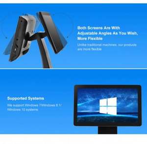 Caisse enregistreuse ultra-mince à design modulaire avec écran client VFD, idéale pour les points <span class=keywords><strong>de</strong></span> vente à fort trafic (SDLPOS) - Product Image 2
