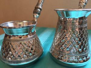 Cafetera Turca Decorativa de Cobre Personalizada, Vajilla Elegante, Taza de Café, Decoración para Mesa de Hogar, Cocina, Restaurante, Hotel, Fiesta - Product Image 2