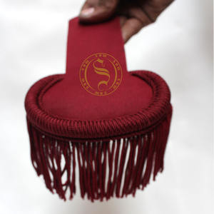 อินทรธนูวงดนตรีสำหรับการเดินขบวนแผ่นกระดานไหล่สำหรับพิธีการขอบทองมีพู่ห้อยไหล่ออกแบบได้ตามต้องการ - Product Image 5