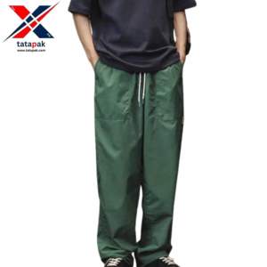 Pantalons pour hommes de qualité d'exportation personnalisés confortables et légers Toutes les tailles, plusieurs couleurs Stock brodé devant plat style - Product Image 3