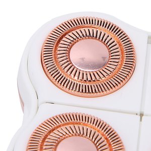 Depiladora Eléctrica de Repuesto de 4 Cabezales para Mujer, Depilación en Seco y Húmedo, Afeitadora Corporal con Pinzas, Funciona con Batería - Product Image 3