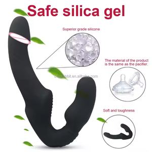 Vibromasseurs gode lesbien <span class=keywords><strong>double</strong></span> face télécommandés à 10 vibrations - Product Image 3