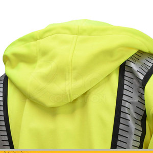 Reflective Hi Vis Hoodie Ropa de construcción Ropa DE TRABAJO Alta visibilidad Hi Vis Hoodie para hombres - Product Image 3