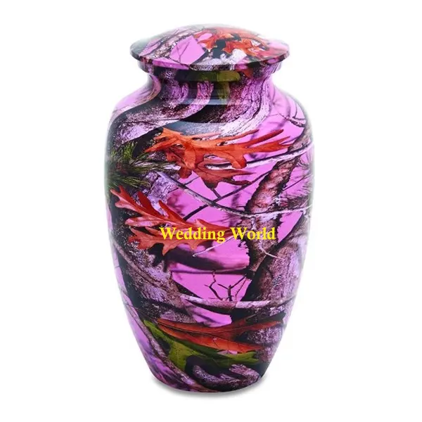 Çiçek tasarımcısı Keepsake Urns en kaliteli tasarımcı toptan lüks cenaze tabutu külleri için özel boyut lüks Keepsake Urns