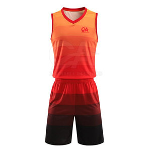 Vêtements de sports d'équipe personnalisés Ensemble d'uniformes de basket-ball personnalisés Maillots de basket-ball Shorts de basket-ball pour adultes - Product Image 1