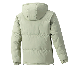 Hooded Solid Color Men's Padding Jackets Customized Design Stylish Fashionable Plus Size Padded Jacket For Men From BD - Product Image 2