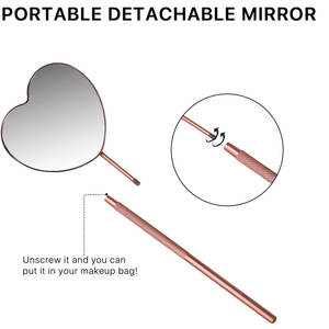 Customizable Professional Eyelash <b>Mirror</b> Portable Makeup and Lash Extension <b>Mirror</b> Luxury Custom Lash <b>Mirror</b> - Product Image 4