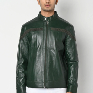 Veste en cuir pour homme en gros 2024, style streetwear, meilleur article avec cuir OEM, vente chaude pour veste d'hiver pour homme - Product Image 3