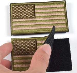 Paquete táctico aleatorio de 20 piezas, juego de parches de gancho y lazo de bordado completo para gorras, bolsos, mochilas, chaleco - Product Image 2