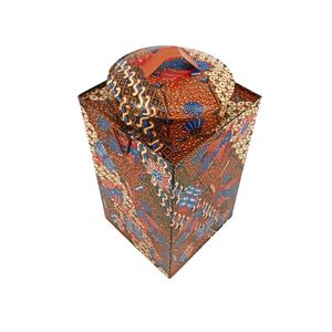 Ensemble de souvenirs décoratifs en étain indonésien, motif batik traditionnel WIK, modèle WIK-EH BCA, taille moyenne, élégant - Product Image 2