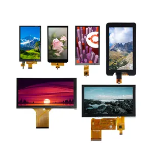 หน้าจอ LCD ขนาด0.96-15.6นิ้ว LVDS MIPI RGB SPI MCU TTL EDP Interface สามารถนำ CTP ที่มีความสว่างสูง