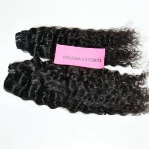 Extensions de cheveux humains Remy de qualité supérieure, 100 % cuticules alignées, couleur naturelle indienne, styles lisses et ondulés, vente en gros - Product Image 6