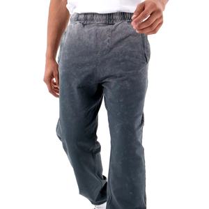 OEM service personnalisé surdimensionné coton lourd hommes personnalisé basique nouveau premium lavé survêtement pantalon en gros tendance 2024 qualité - Product Image 3