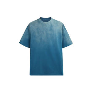 T-shirt surdimensionné en coton délavé à l'acide de qualité supérieure unisexe Drop Shoulder Factory Supply - Product Image 6