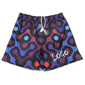 Pantalones Cortos de Baloncesto 100% Malla con Bordado 3D y Bolsillos con Estampado Personalizado, de Secado Rápido y Transpirables para Gimnasio y Entrenamiento - Precio Mayorista - Product Image 3