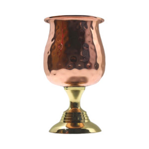 Verre à vin antique en métal de luxe et autres boissons à bas prix en provenance d'Inde - Product Image 1