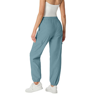Hot Sales Customized Logo Women's Pants Comfort Soft Quick Dry Lightweight Loose Running Joggers <b>Cargo</b> Pants Women - Product Image 4