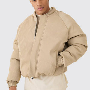 Veste matelassée oversize unisexe de qualité supérieure, fermeture éclair sur le devant, embossée, hiver, personnalisée, matelassée, imperméable, respirante, extérieur - Product Image 1