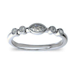 Anillo de Protección Ojo de Protección de Plata 925 Zarkan para Mujer, Bañado en Rodio con Diamantes de Corte Marquesa y Pera, Joyería Fina para Uso Diario - Product Image 2