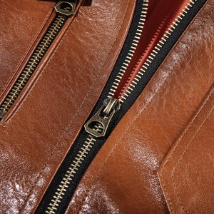 Veste en cuir de haute qualité, respirante, légère, à la mode - Product Image 5