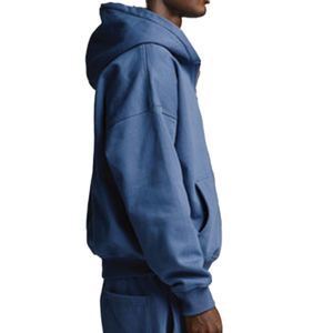 Sudadera con Capucha de Alta Calidad con Cierre de Cremallera de 1/4 para Hombre, Ropa de Otoño, Tallas Grandes, Antiarrugas, Resistente al Viento y Transpirable - Product Image 3