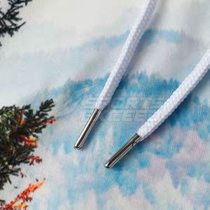 Sudaderas con capucha de sublimación de diseño único más vendidas en precio al por mayor Sudaderas con capucha de sublimación de ropa de calle de alta calidad - Product Image 4