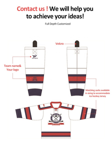 2024 Custom Camo Ice Hockey Stitched Jersey <b>Tackle</b> Twill Ice Hockey Jersey CustomMade Ice Hockey Jersey - Product Image 6