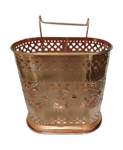 Hot Selling Decorative Metal Floral Design Wall-Mounted Cutlery Holder in Best Price From India - Product Image 1