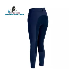 Jodhpurs, culotte d'équitation à siège intégral et à logo personnalisé, leggings en nylon de style occidental, impression cheval en silicone, meilleur look - Product Image 2