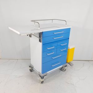 Đa-ngăn Kéo y tế Xe đẩy cho bệnh viện sử dụng, điều dưỡng Thiết bị giỏ hàng với mở rộng bàn - Product Image 2
