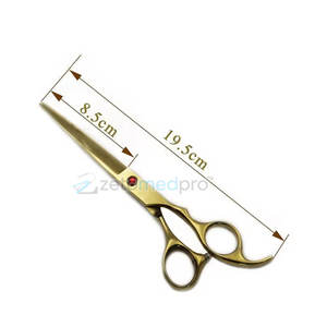 Ciseaux courbes professionnels pour coiffeurs, ciseaux de coiffure courbes, ciseaux de barbier pour les professionnels des salons - Product Image 4