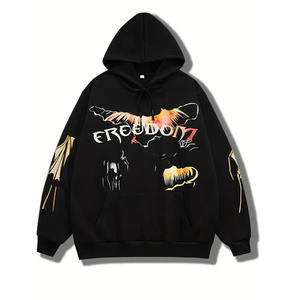 Sweat-shirt unisexe surdimensionné pour homme en coton 100% lourd avec impression graphique de logo personnalisé, caractéristiques écologiques - Product Image 6