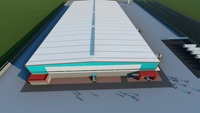 Centro Logístico, Almacén, Centro de Distribución, Cinta Transportadora, Muelle de Carga, Almacenamiento de Cadena de Frío, Edificio de Estructura de Acero