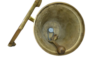 Campana de barco de ancla Campana de barco de latón macizo de 9 pulgadas decorativa para el hogar - Product Image 3