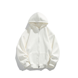 Nouveauté, sweat à capuche unisexe en polaire zippé pour l'hiver, uni, teinture unie, poche, tailles personnalisées, couleurs, logo, séchage rapide, vente en gros, quantité en vrac - Product Image 5